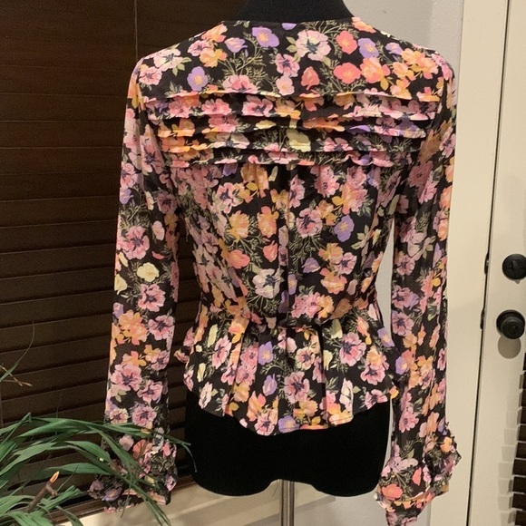 Free People New Tie Front Top - Size XS/S - Picture 9 of 13